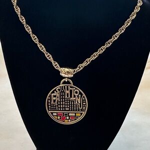 BRIGHTON FASHIONISTA CITY ENAMEL & CRYSTAL
